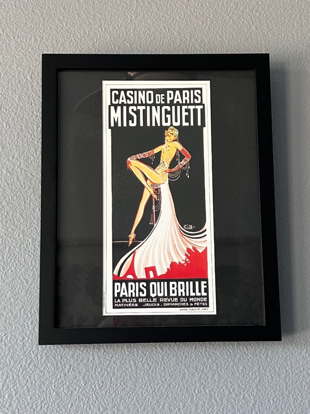 5 Framed Vintage French Art Prints - Picture 2 of 7